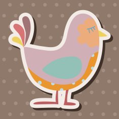 bird cartoon theme elements vector eps N134