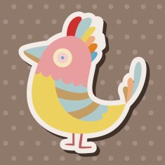 bird cartoon theme elements vector eps N138