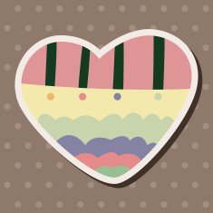 love heart cartoon elements vector eps N62