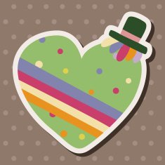 love heart cartoon elements vector eps N64