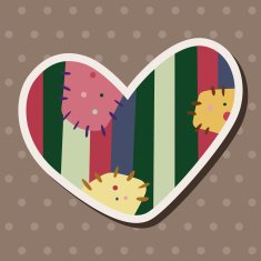 love heart cartoon elements vector eps N65