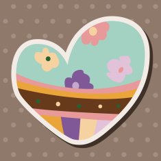 love heart cartoon elements vector eps N69