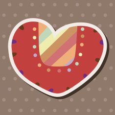 love heart cartoon elements vector eps N70