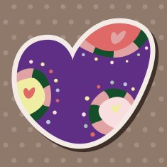 love heart cartoon elements vector eps N72