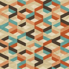 Seamless retro geometric pattern N11