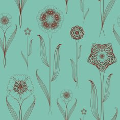 delicate seamless floral pattern background N2