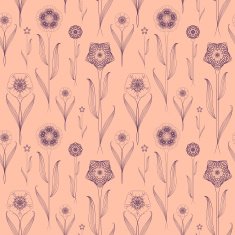 delicate seamless floral pattern background N5