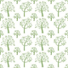 Seamless pattern background Green tree silhouette N2