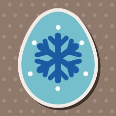easter egg flat icon elements background eps10 N25