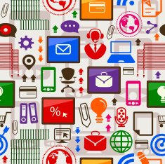 Office and Business Seamless Pattern N2