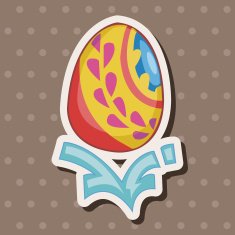 easter painting egg theme elements vector eps N150