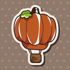 style hot air ballon theme elements vector eps N120