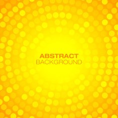 Abstract Orange Circular Technology Background N2