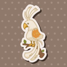bird cartoon theme elements vector eps N149