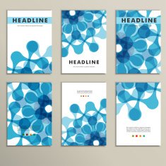 Vector pattern with abstract figures for design N9