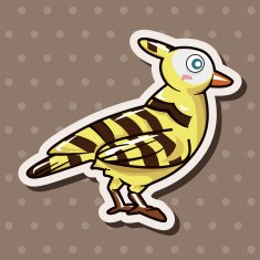 bird cartoon theme elements vector eps N157