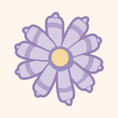 flower theme elements vector eps N219