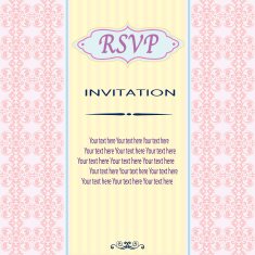 card wedding vintage N2