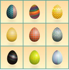 Easter eggs set N5