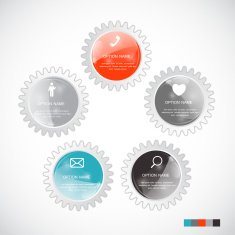 Infographic Templates for Business Vector Illustration N2235