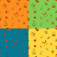 Easter Seamless Pattern N37