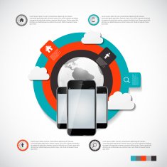 Infographic Templates for Business Vector Illustration N2268