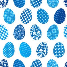 seamless pattern with easter eggs N25