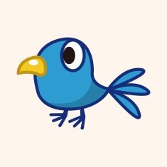 bird cartoon theme elements N58