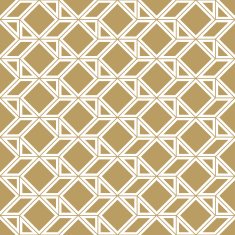 outline pattern of geometric shapes