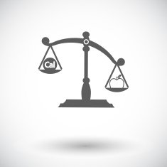 Weights single flat icon