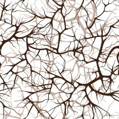 interlacing branches seamless background