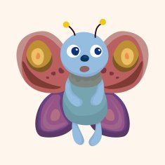butterfly theme elements vector eps N32