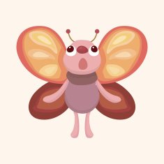 butterfly theme elements vector eps N33
