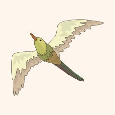 bird cartoon theme elements vector eps N160
