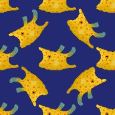 Longhorn cowfish pattern