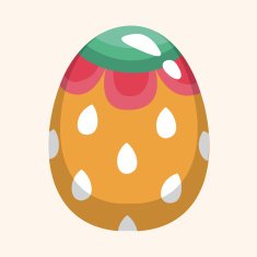 easter egg theme elements background eps10 N74