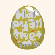 easter egg theme elements background eps10 N76