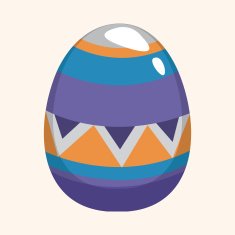 easter egg theme elements background eps10 N77