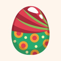 easter egg theme elements background eps10 N79