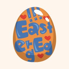 easter egg theme elements background eps10 N80