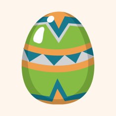 easter egg theme elements background eps10 N81