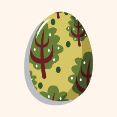 easter egg theme elements background eps10 N90