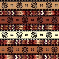 Geometric tribal pattern in aztecs style