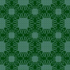 Vintage background Sunflowers seamless pattern