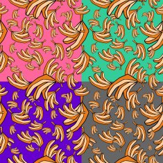 bananas seamless pattern background