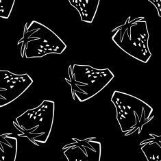 Strawberry seamless pattern background N3