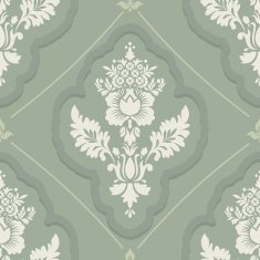 Vintage wallpaper seamless Old Royal pattern N2
