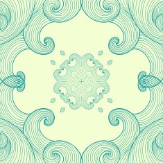 Blue Ornament N3