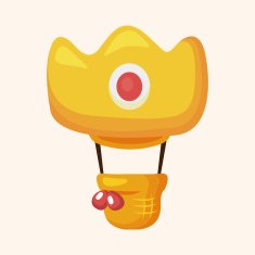 style hot air balloon theme elements N67