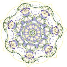 Floral abstract background N427